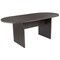 Flash Furniture Oval 35" W, 72" L, 29.5" H, Laminate Top, Grey BLN-6GCGRY595M-BK-GG - alternate 10